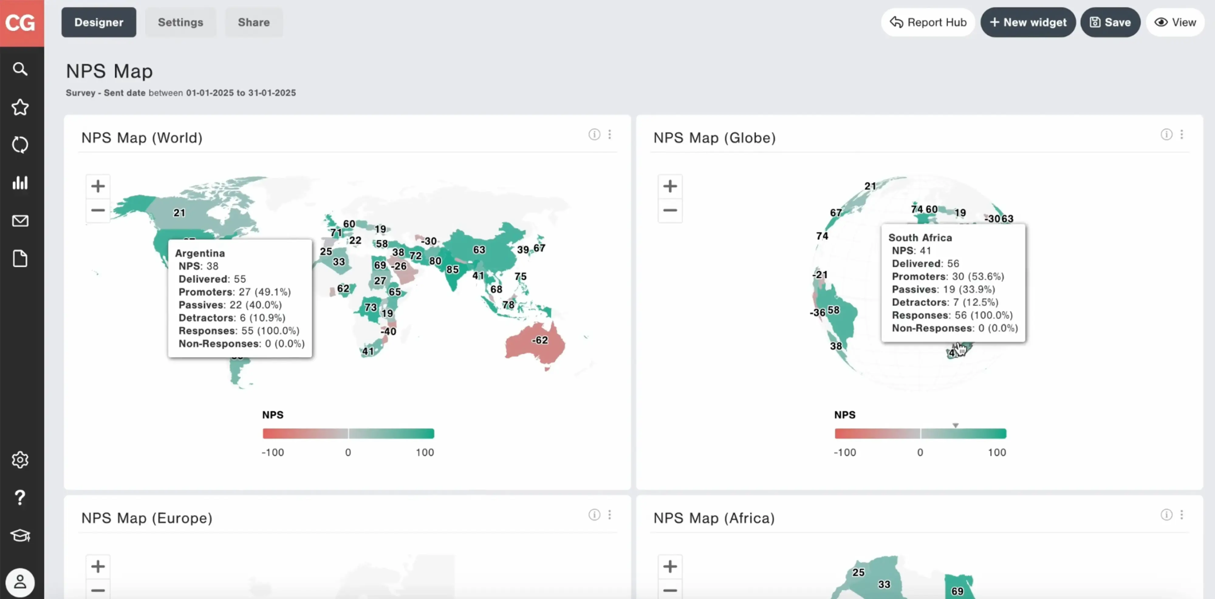 Geographical Map View