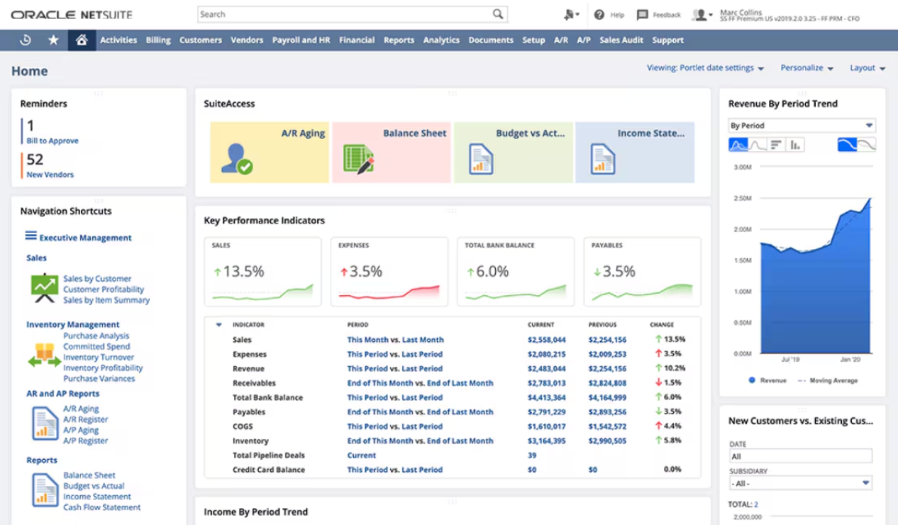NetSuite ERP System