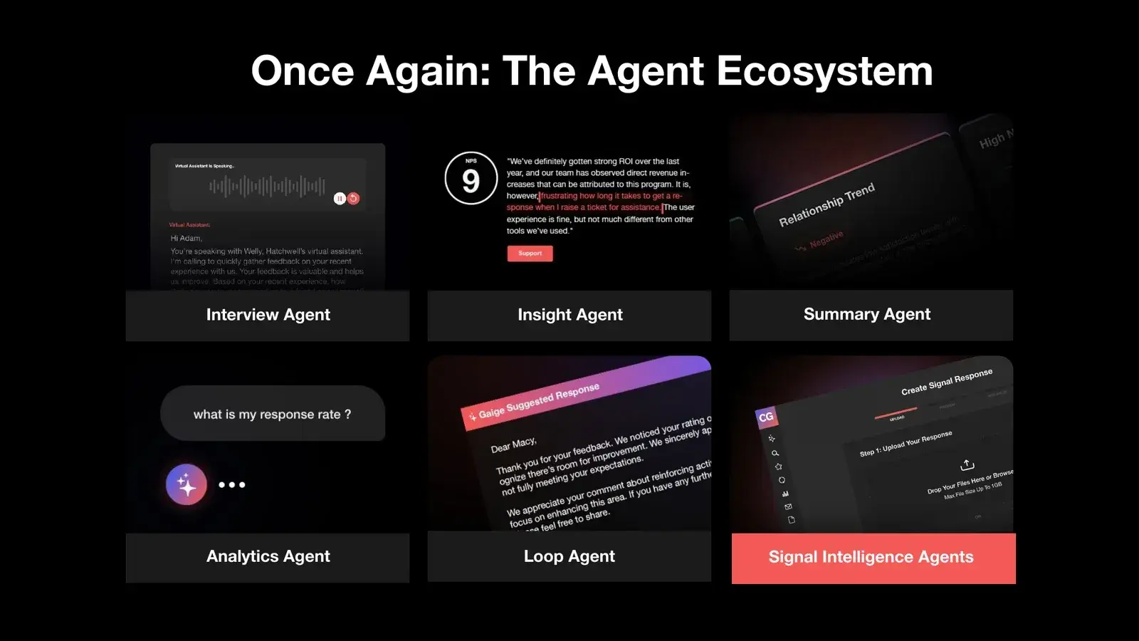 Agent ecosystem