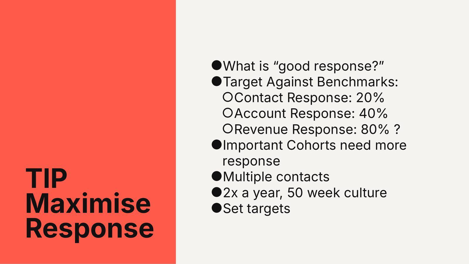 Decade webinar 11 response targets
