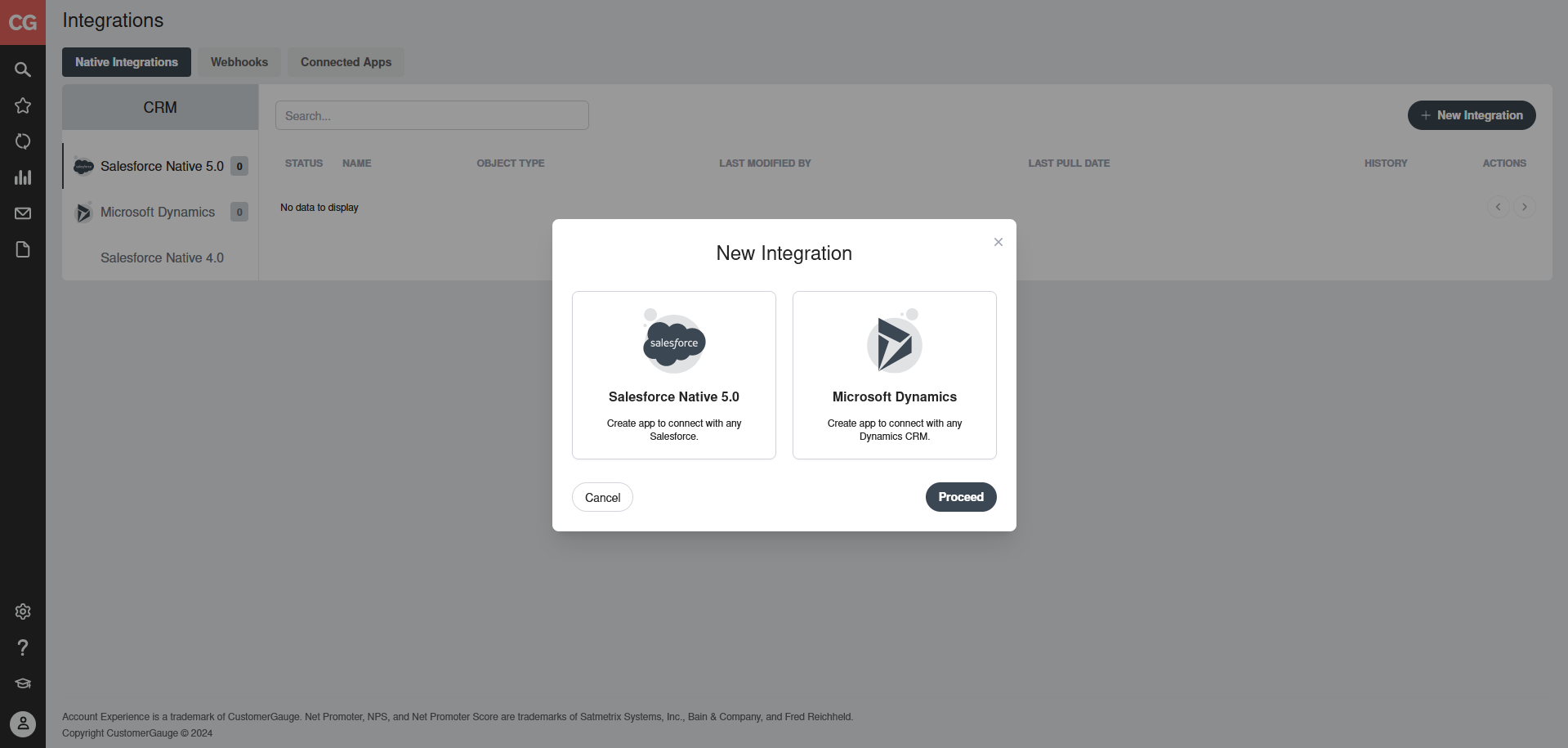 CustomerGauge and Salesforce Dashboard